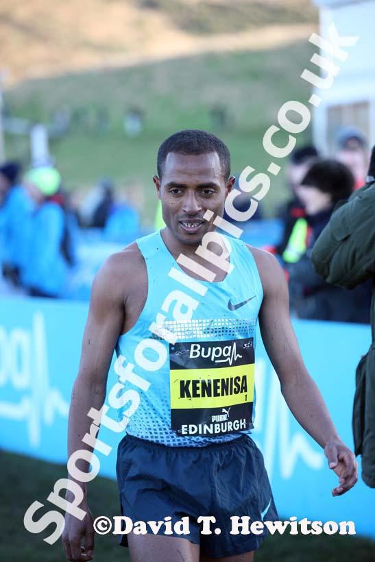 Kenenisa Bekele  invitational mens 4k BUPA Great Edinburgh Cross Country. Photo: David T. Hewitson/Sports for All Pics